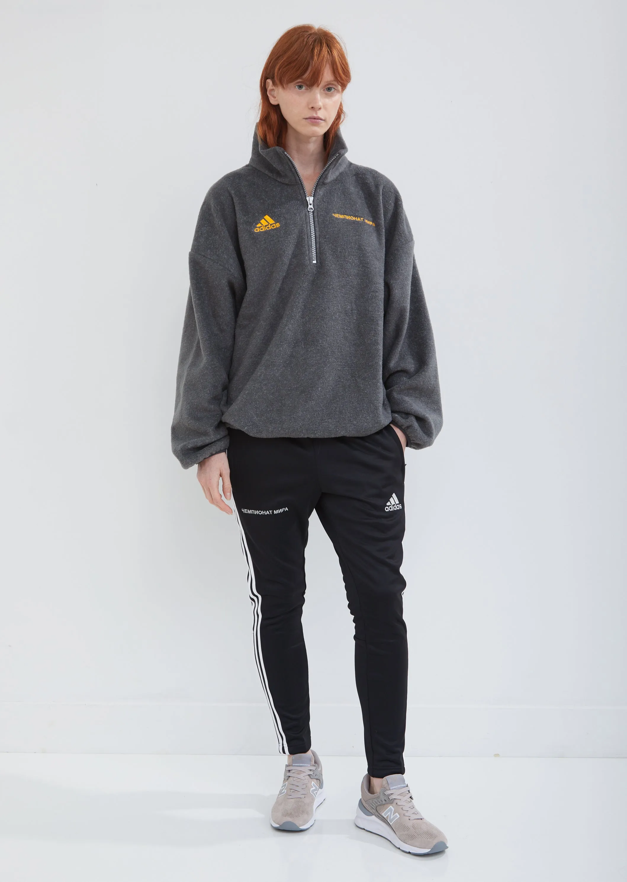 Adidas Fleece Zip Up Sweater