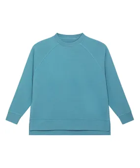 Atlantic Blue - Stella Wilder women's oversized crew neck sweatshirt (STSW872)