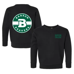 Babson Beavers Logo Toddler Crewneck Sweatshirt