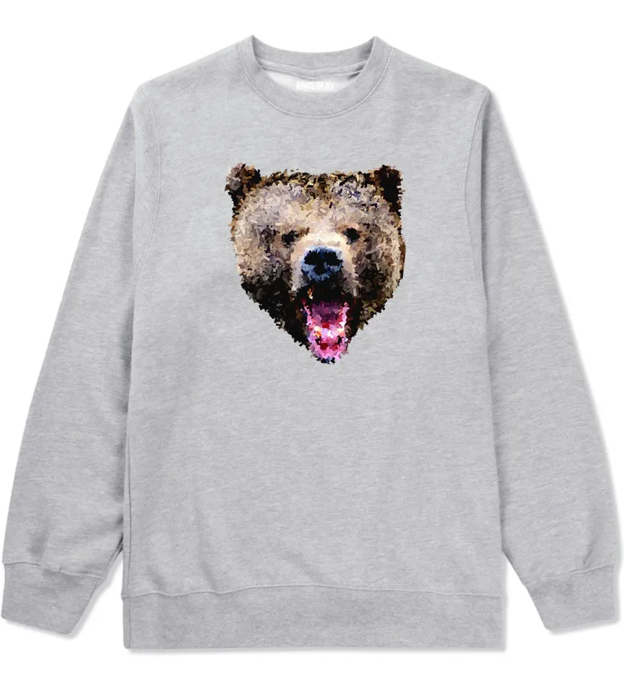 Bear Artwork Crewneck Sweatshirt