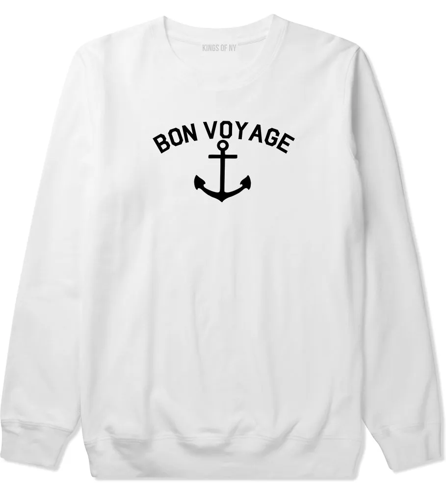 Bon Voyage Anchor Boat Mens Crewneck Sweatshirt