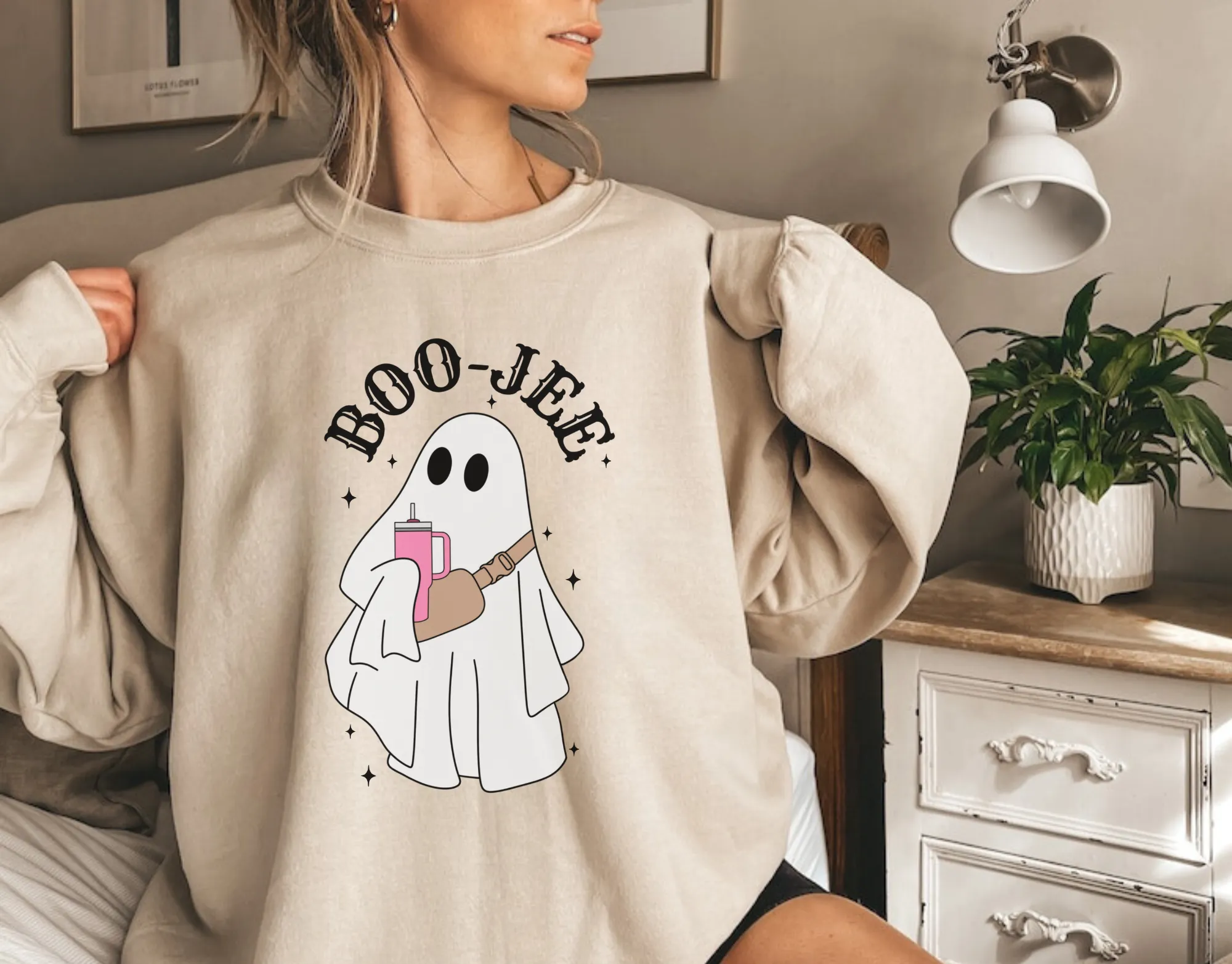 Boo Jee Halloween Ghost Sweatshirt