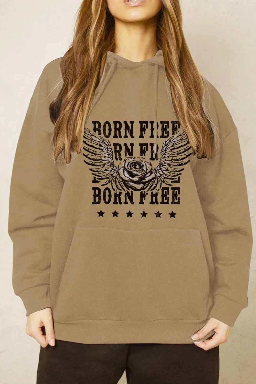 BORN FREE Graphic Hoodie