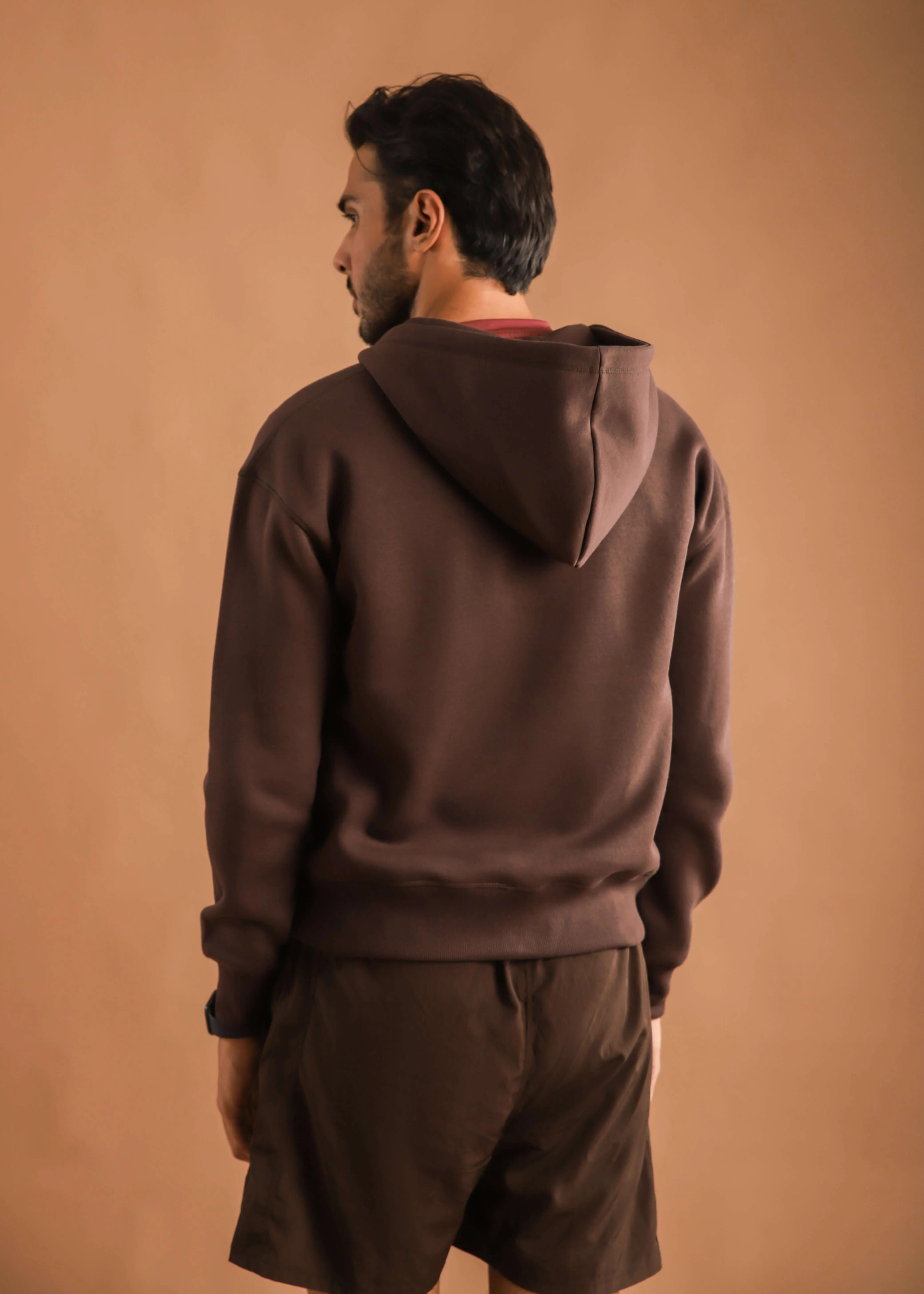 BOXY FIT ZIP-UP HOODIE