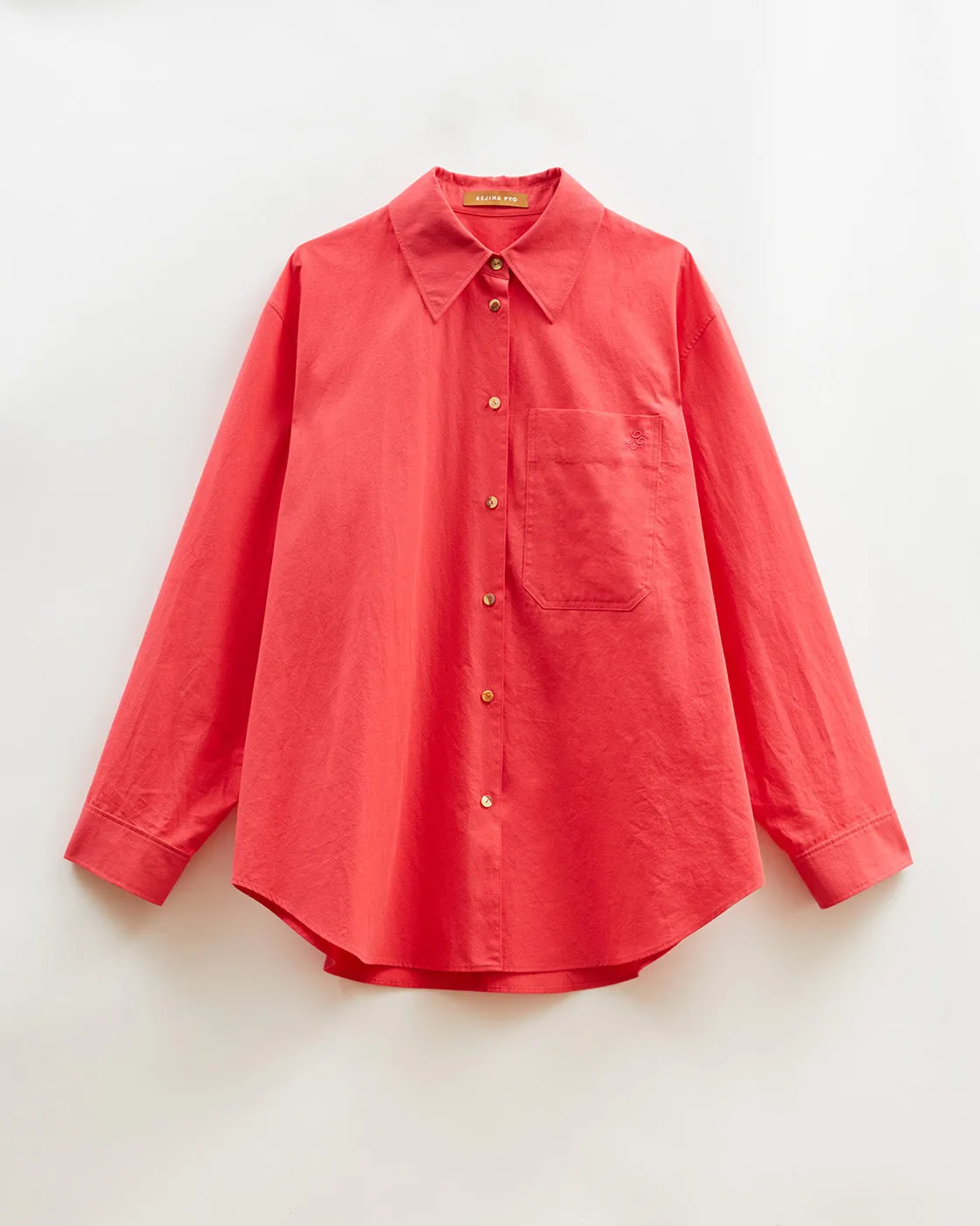 Caprice Shirt Organic Cotton Red