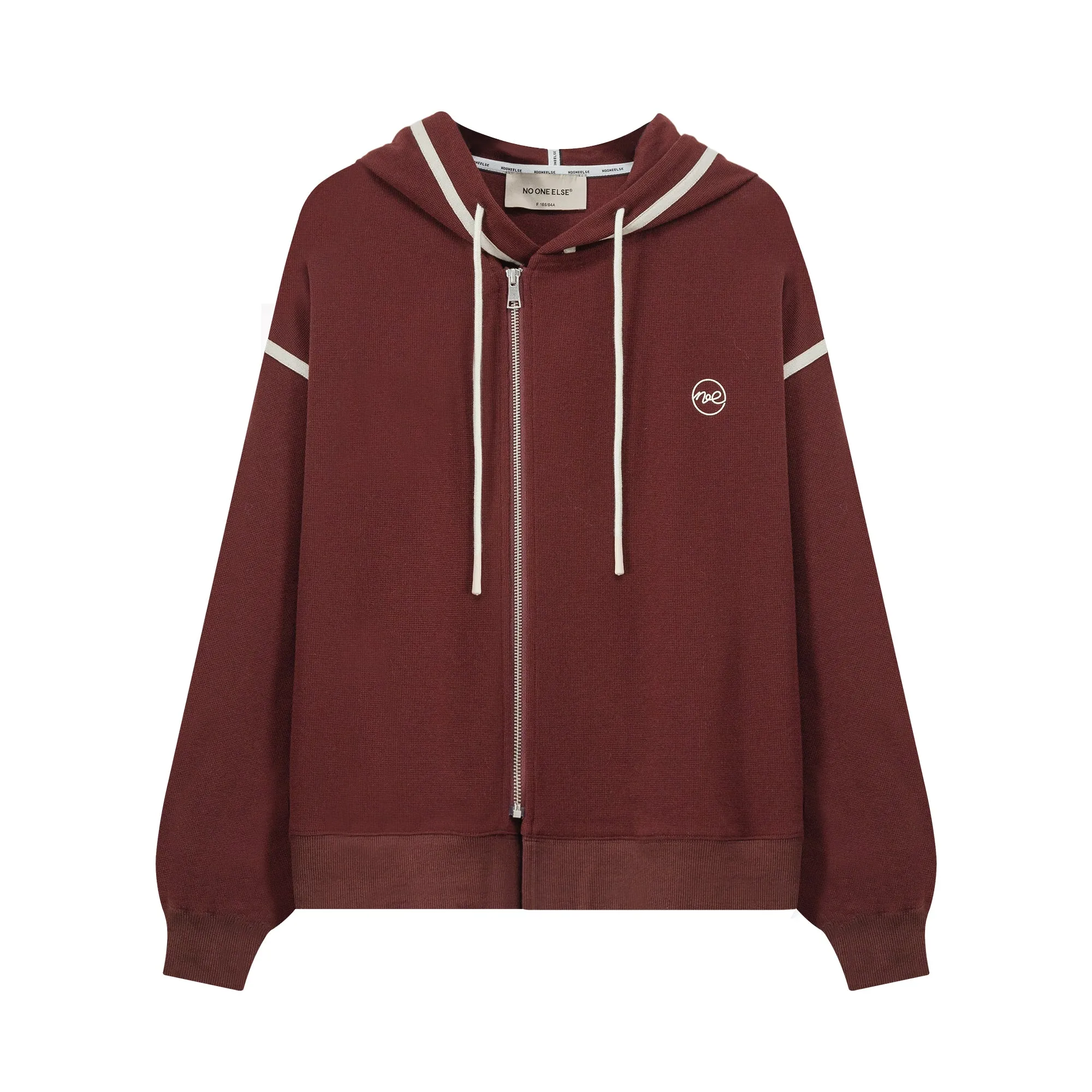 Casual Loose Fit Zip-Up Hoodie