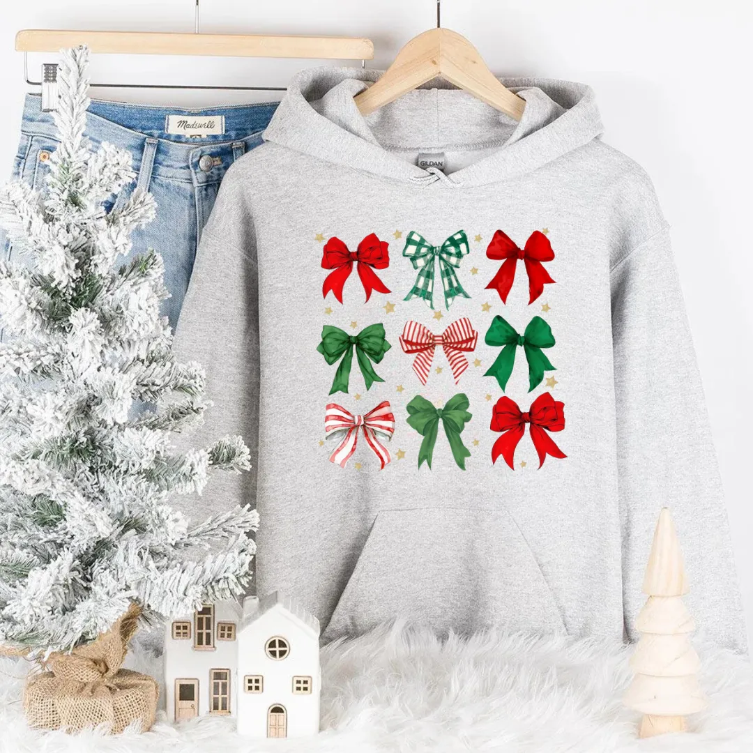 Christmas Bows Sweatshirts