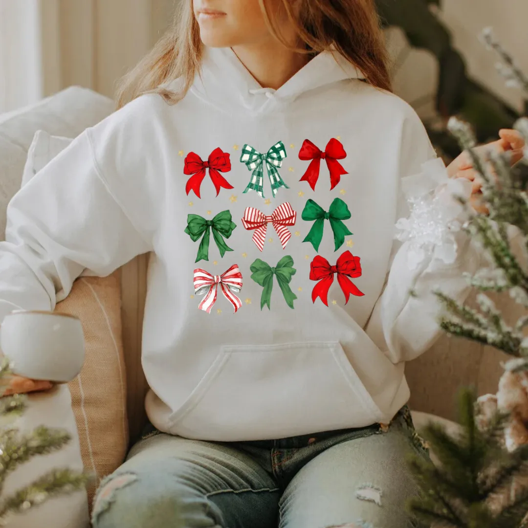 Christmas Bows Sweatshirts