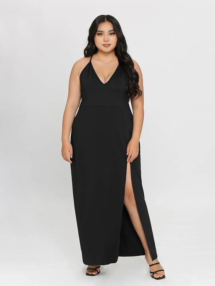 Cross Back Maxi Dress