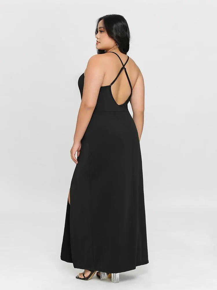 Cross Back Maxi Dress