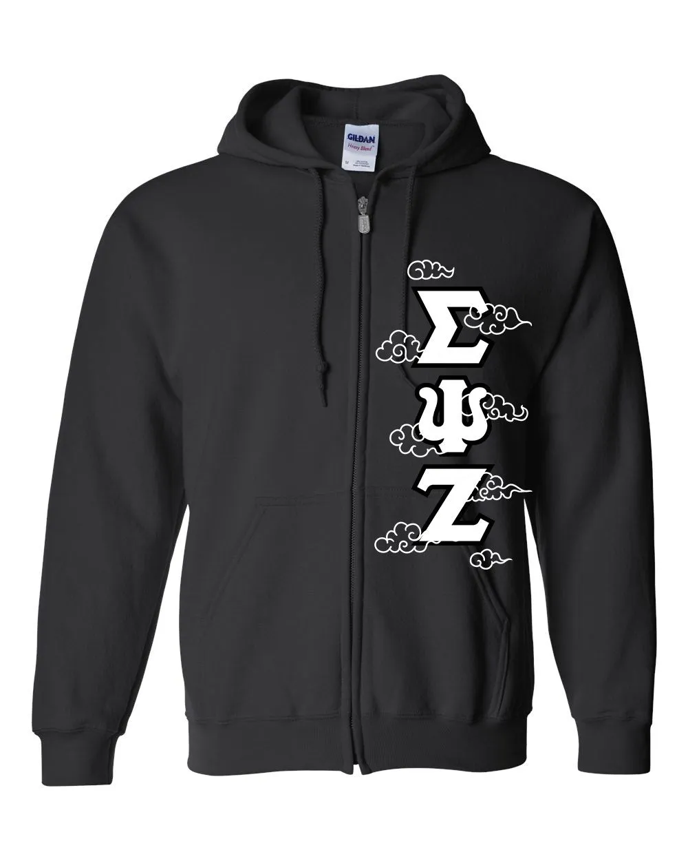 Deluxe Greek Letters - Full-Zip Hooded Sweatshirt - Customer's Product with price 123.00