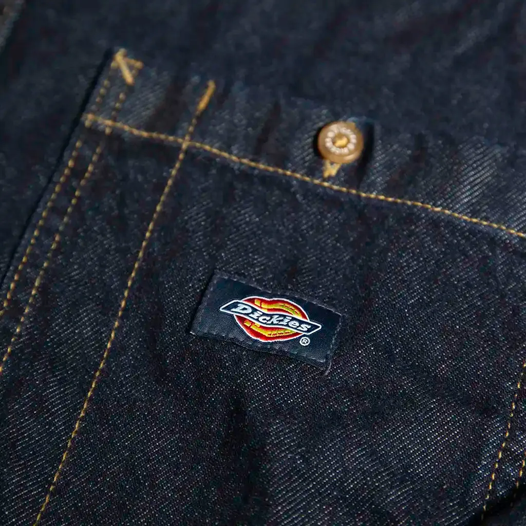 Dickies Washed Denim Button-Up Shirt