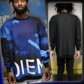 ^DIEM^ (BLUE-MULTI) CREWNECK SWEATSHIRTS