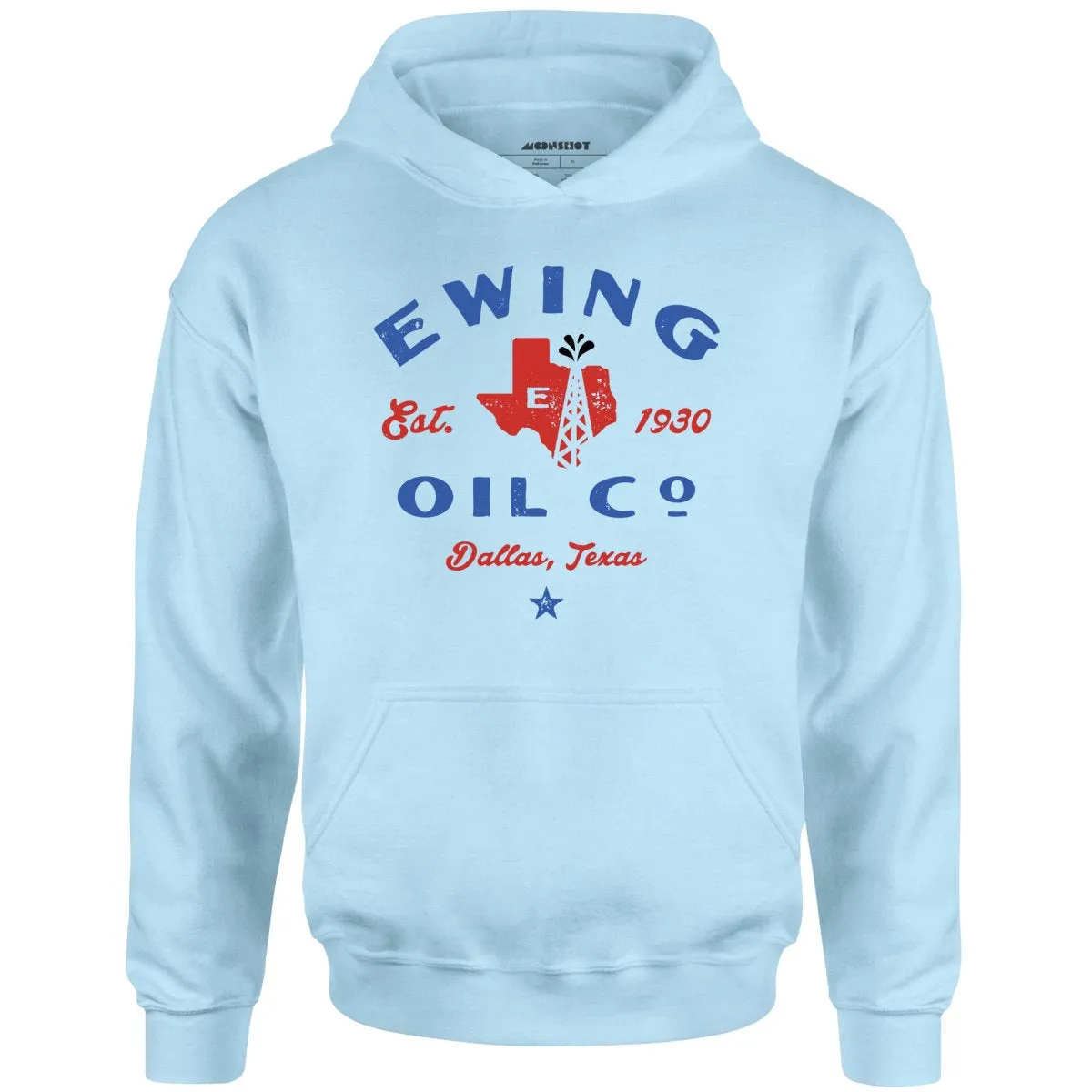 Ewing Oil Co - Dallas, Texas - Unisex Hoodie