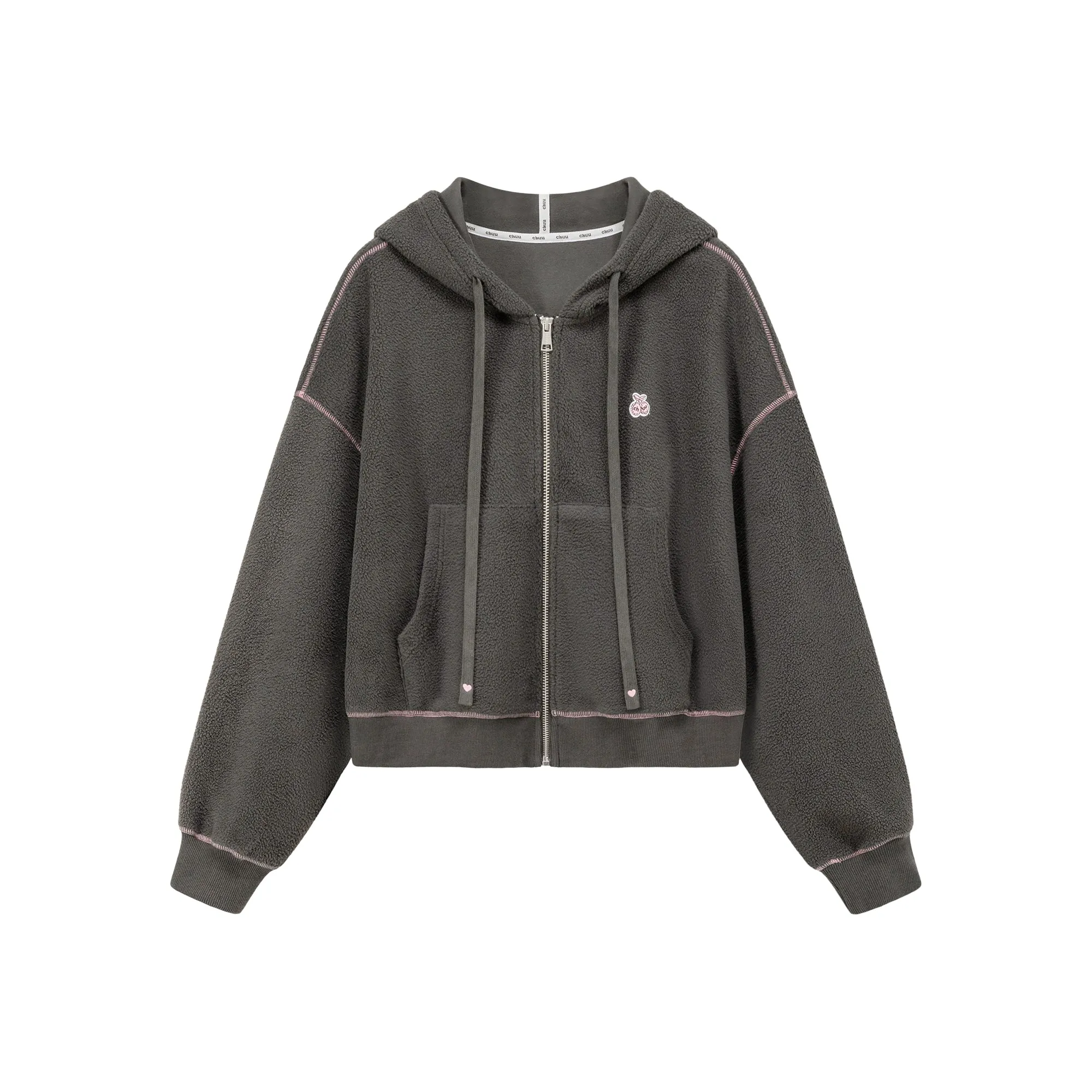 Fleece Hooded Zip-Up