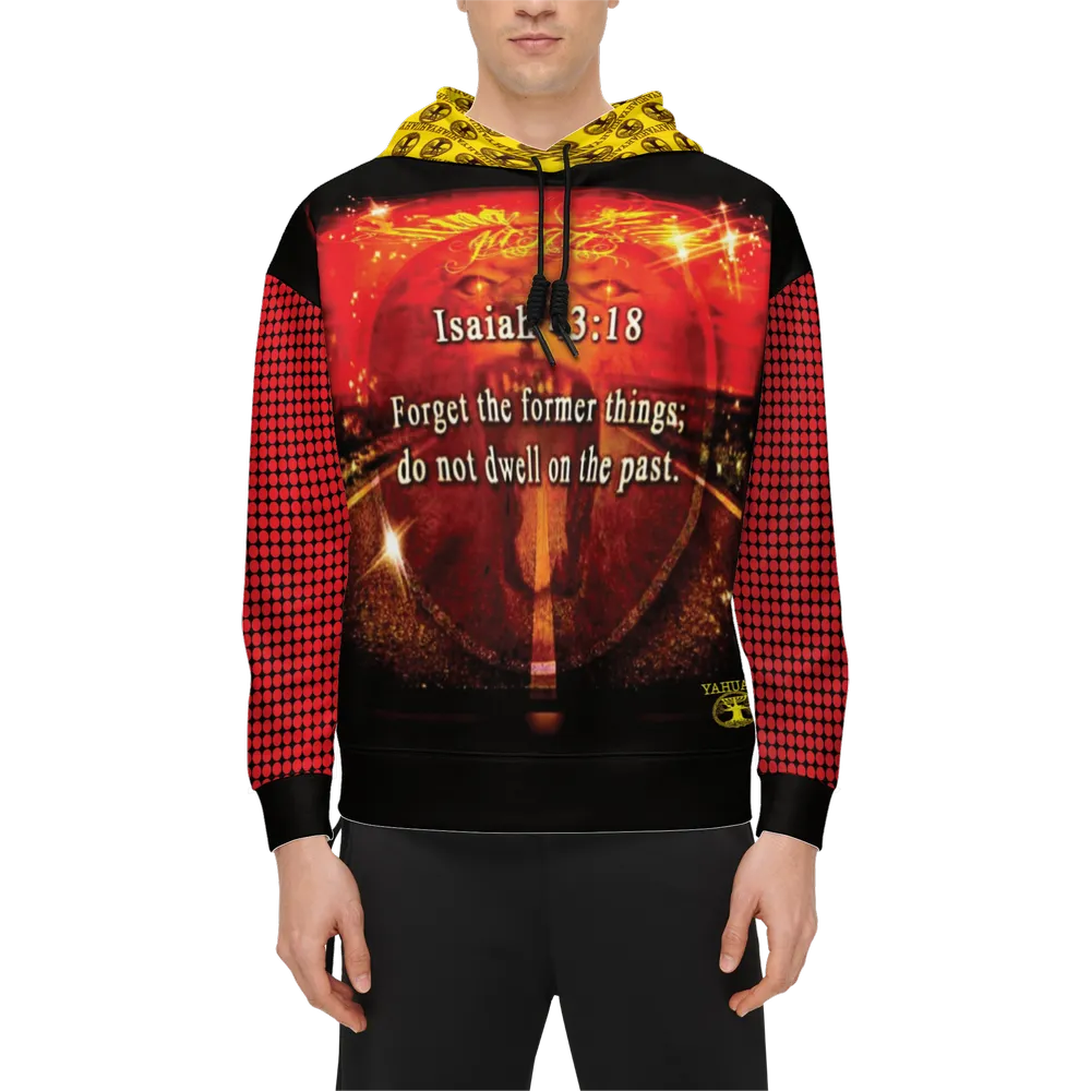 Forget The Past Men’s Designer Relaxed Fit Pullover Hoodie