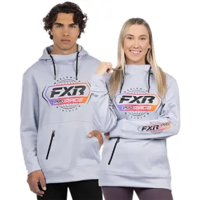 FXR Race Division Tech Pullover Hoodie Ice Grey/Supernova