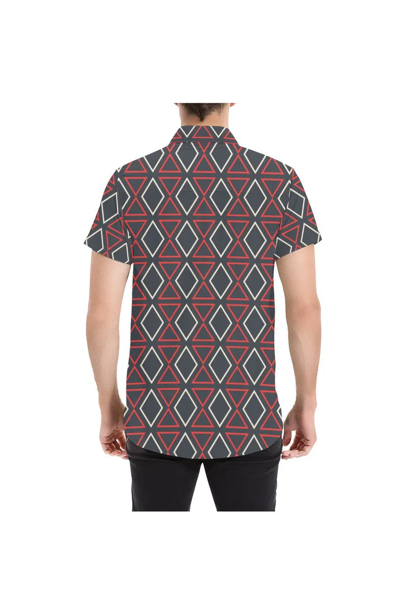 Geo Gorgeous Men's All Over Print Short Sleeve Shirt