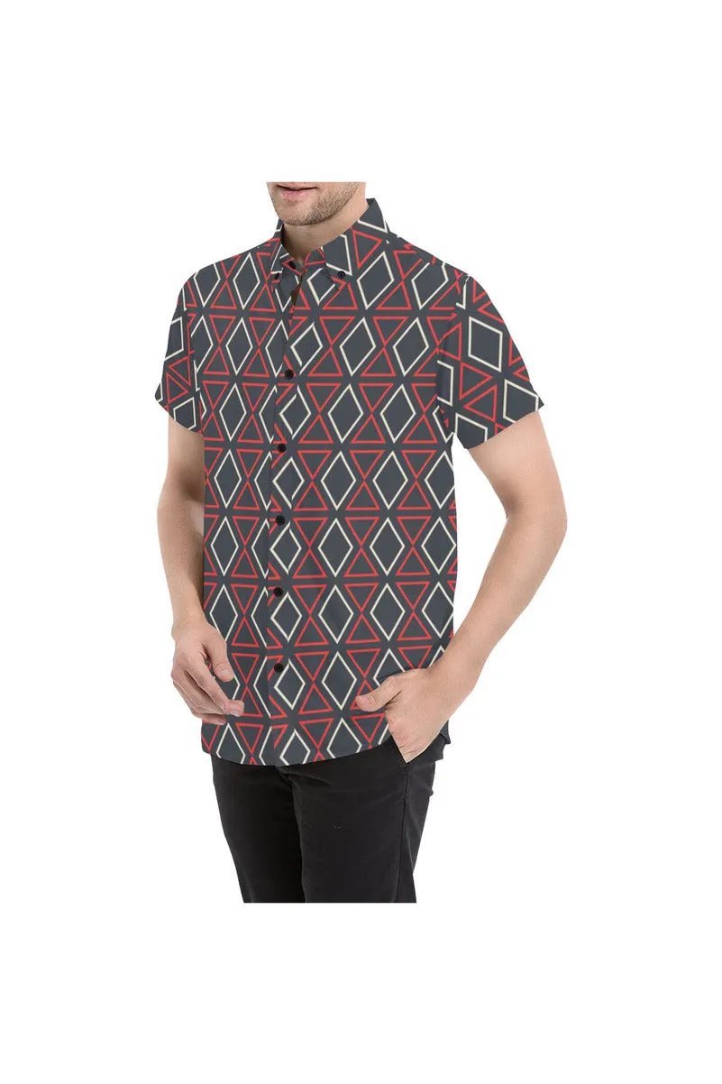 Geo Gorgeous Men's All Over Print Short Sleeve Shirt