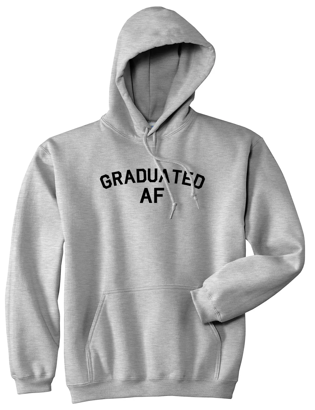 Graduated AF Funny Graduation Mens Pullover Hoodie