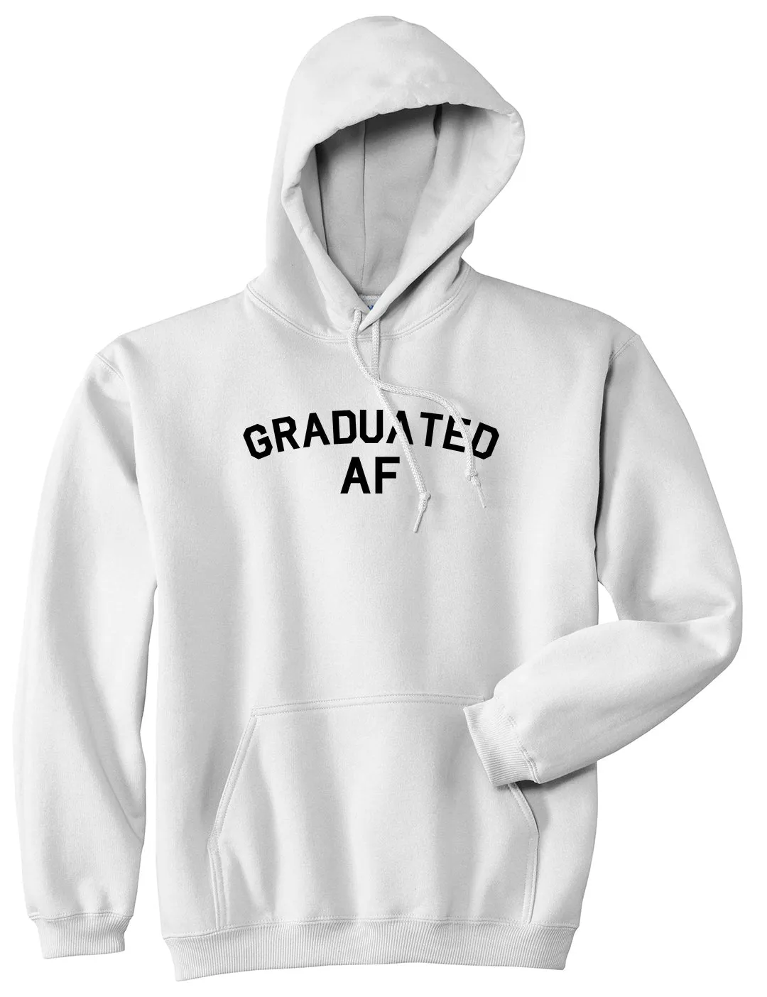 Graduated AF Funny Graduation Mens Pullover Hoodie