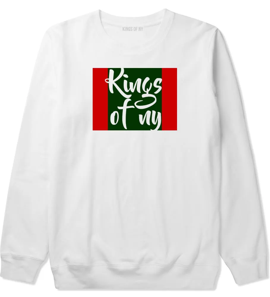 Green Red Banner Logo Crewneck Sweatshirt