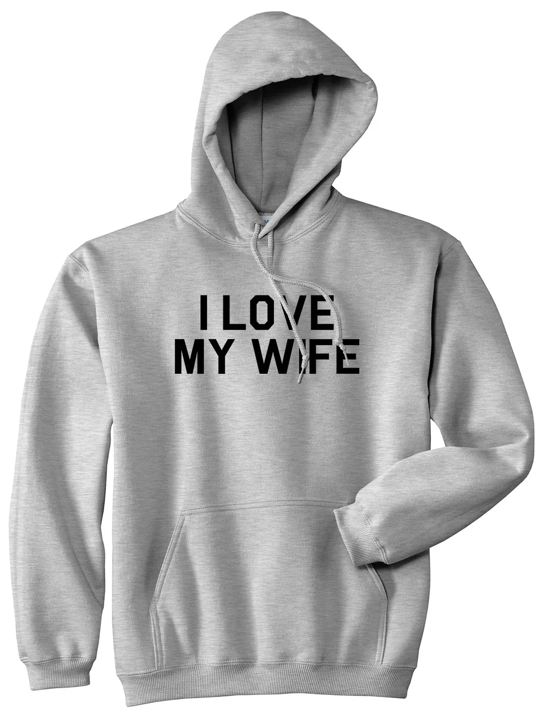 I Love My Wife Gift Mens Pullover Hoodie