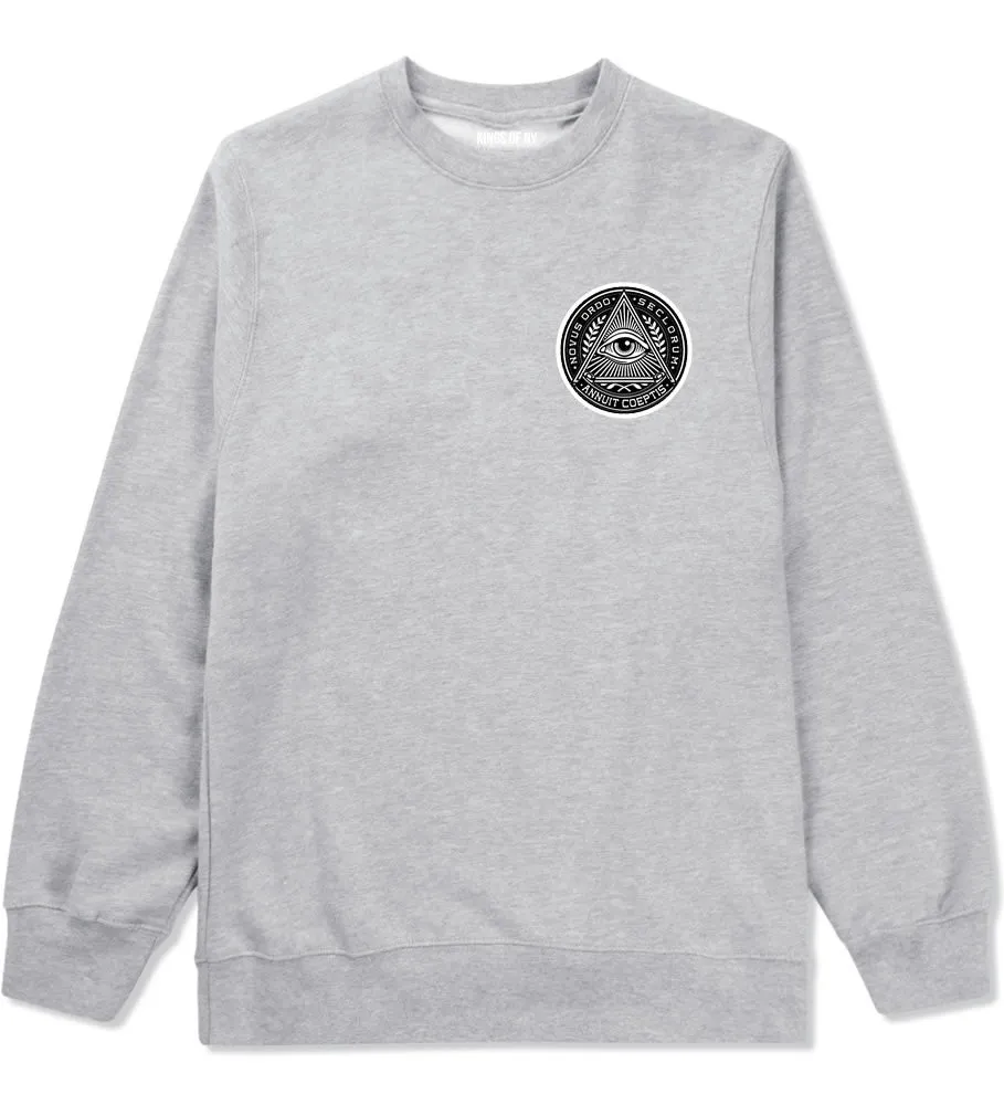 Illuminati Eye Triangle Crewneck Sweatshirt