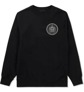 Illuminati Eye Triangle Crewneck Sweatshirt