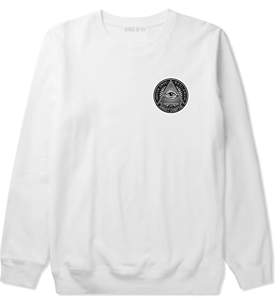 Illuminati Eye Triangle Crewneck Sweatshirt