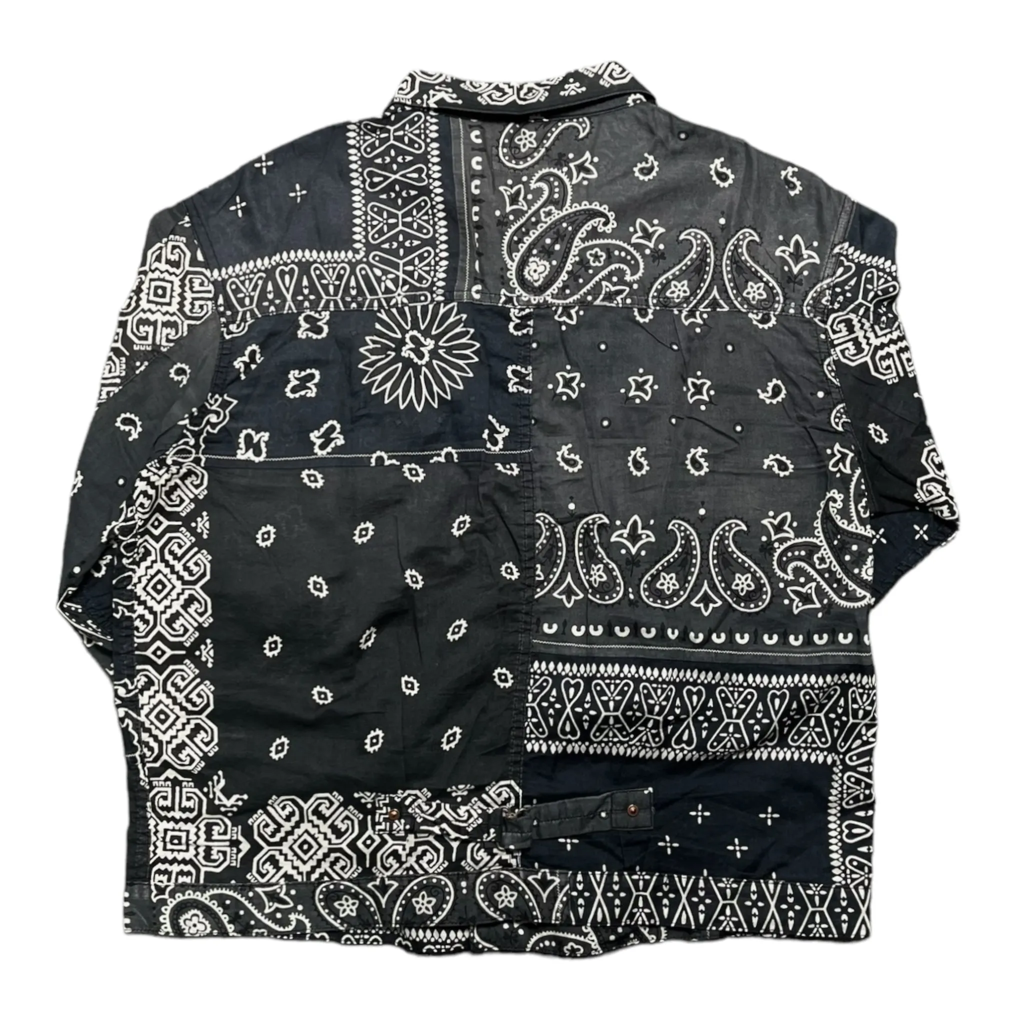 Kapital Bandana Patchwork Button Up Black Pre-Owned