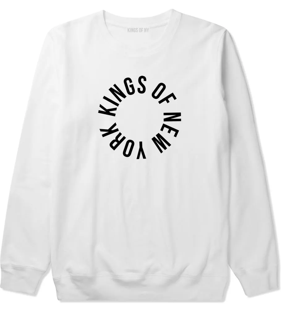 Kings Of New York Circle Emblem Logo Crewneck Sweatshirt