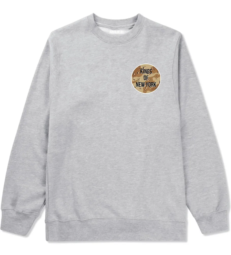 Kings Of NY ARMY Desert Camo Crewneck Sweatshirt