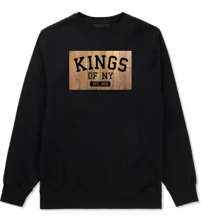 Kings Of NY Hardwood Basketball Logo Boys Kids Crewneck Sweatshirt