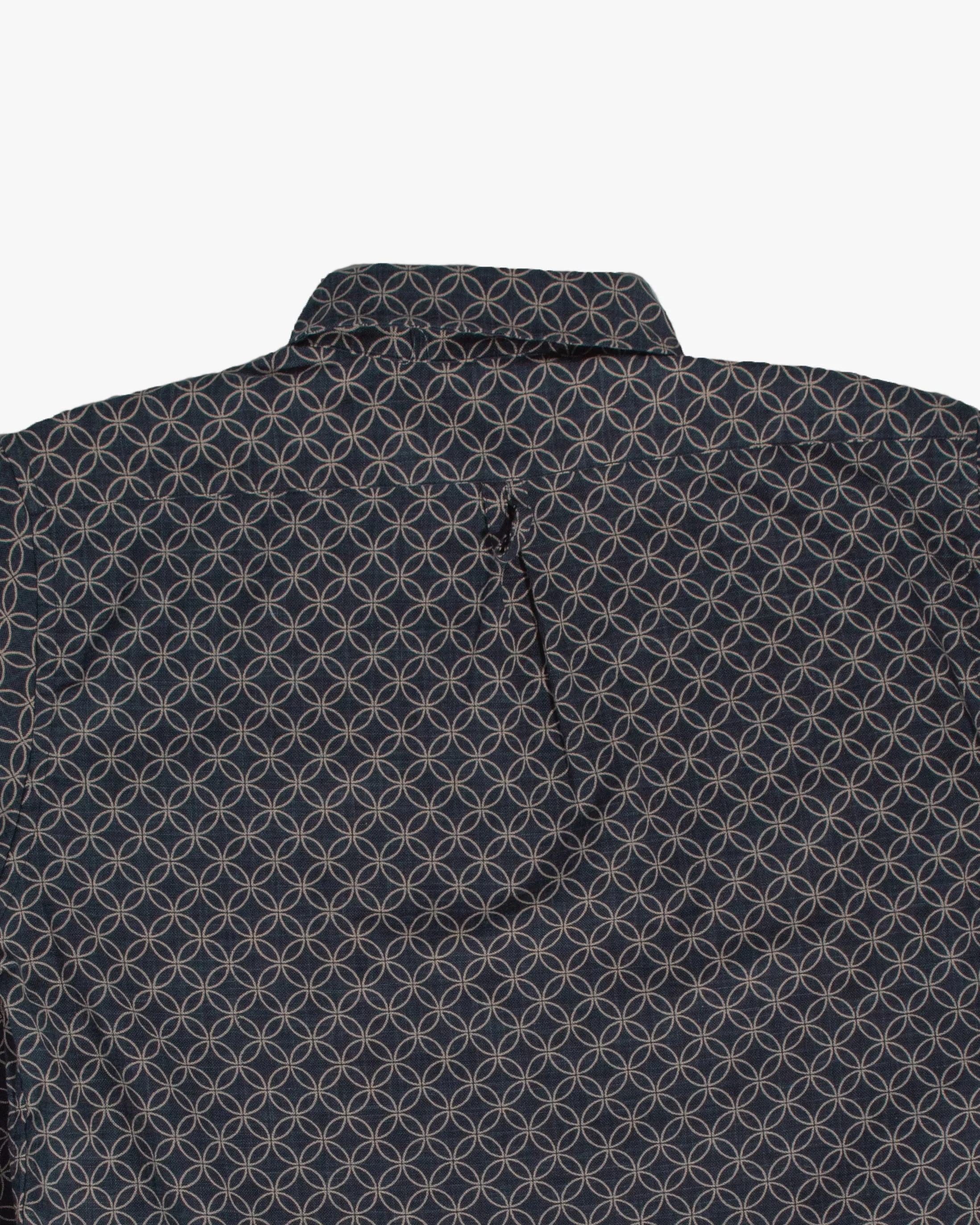 Kiriko Original Shirt, Long Sleeve Button-Up, Indigo Shippou