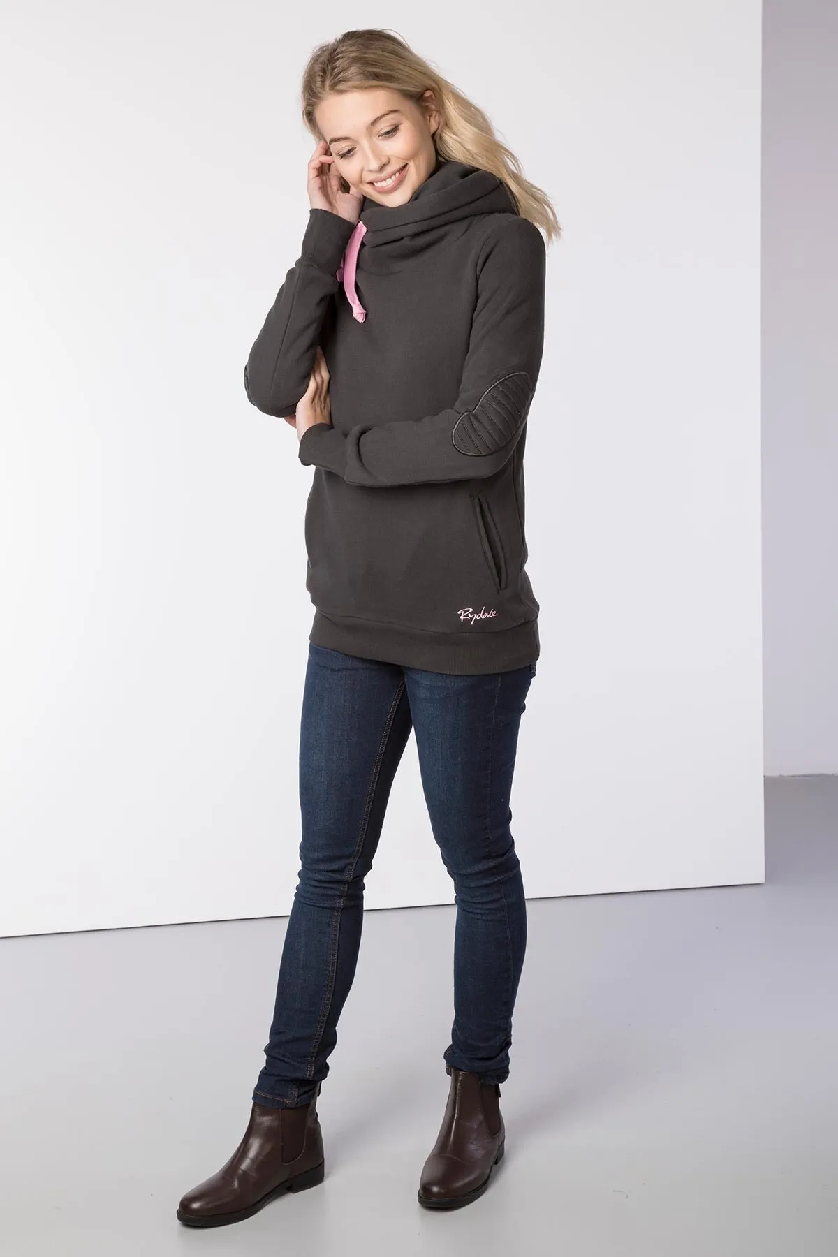 Ladies Cross Neck Hoody with Number