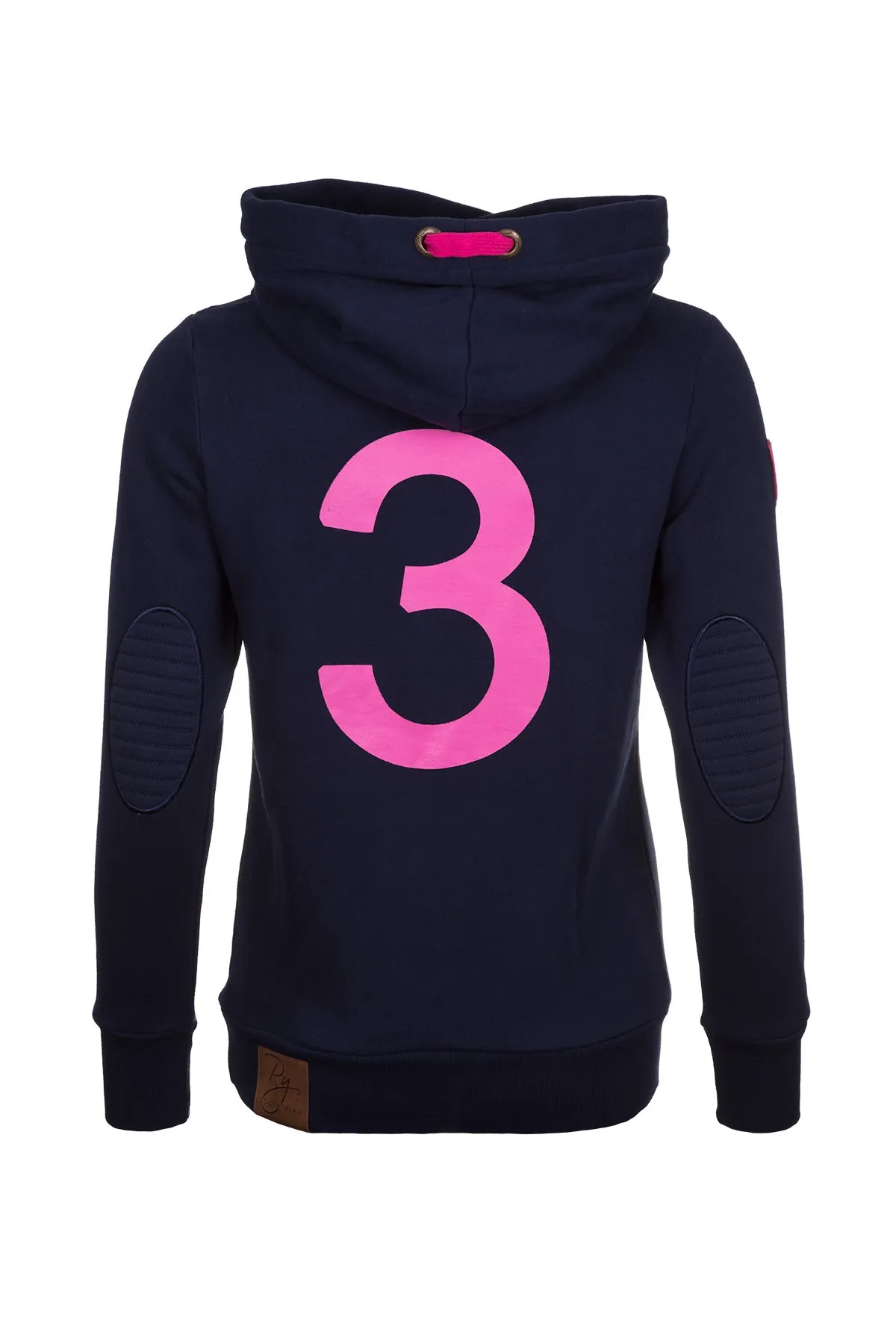 Ladies Cross Neck Hoody with Number