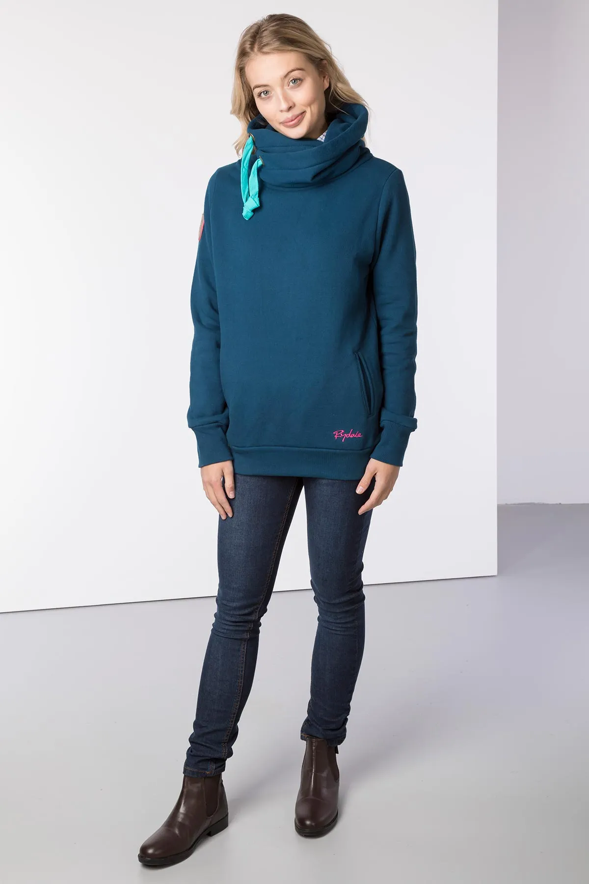 Ladies Cross Neck Hoody with Number