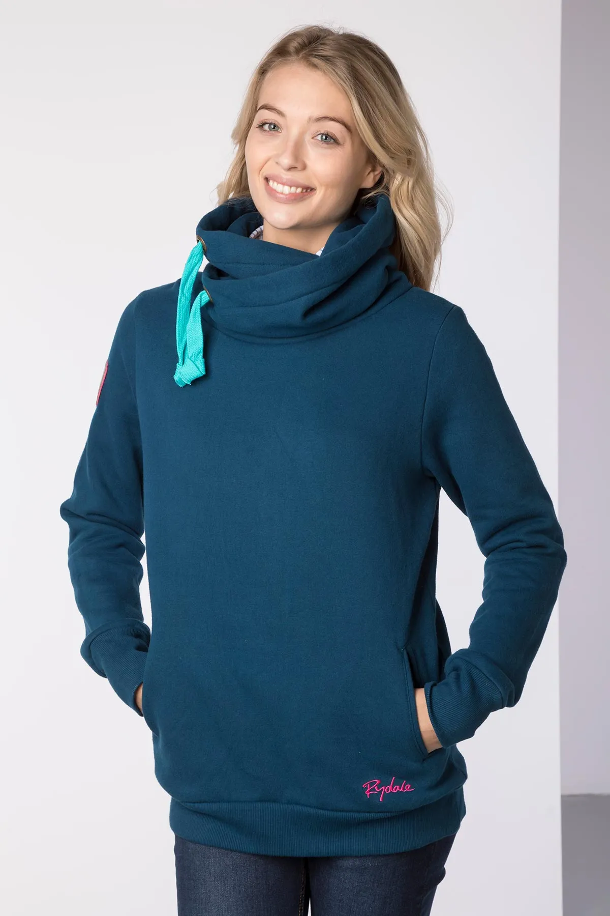 Ladies Cross Neck Hoody with Number