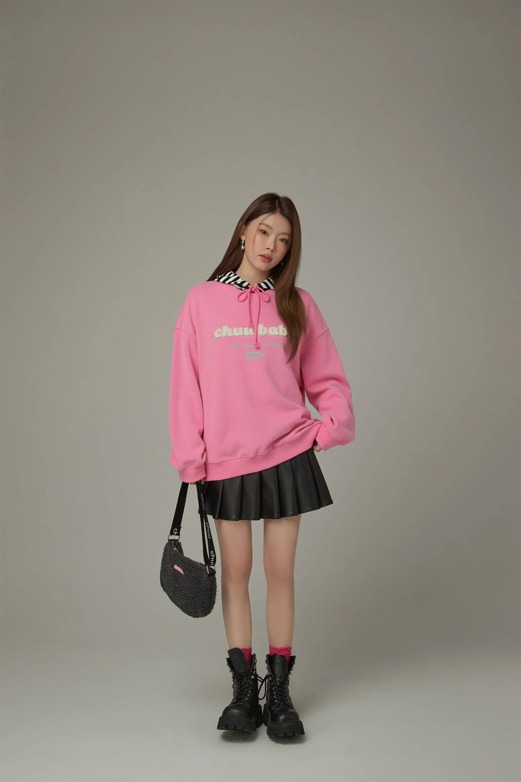 Logo Color Oversized Sweatshirt