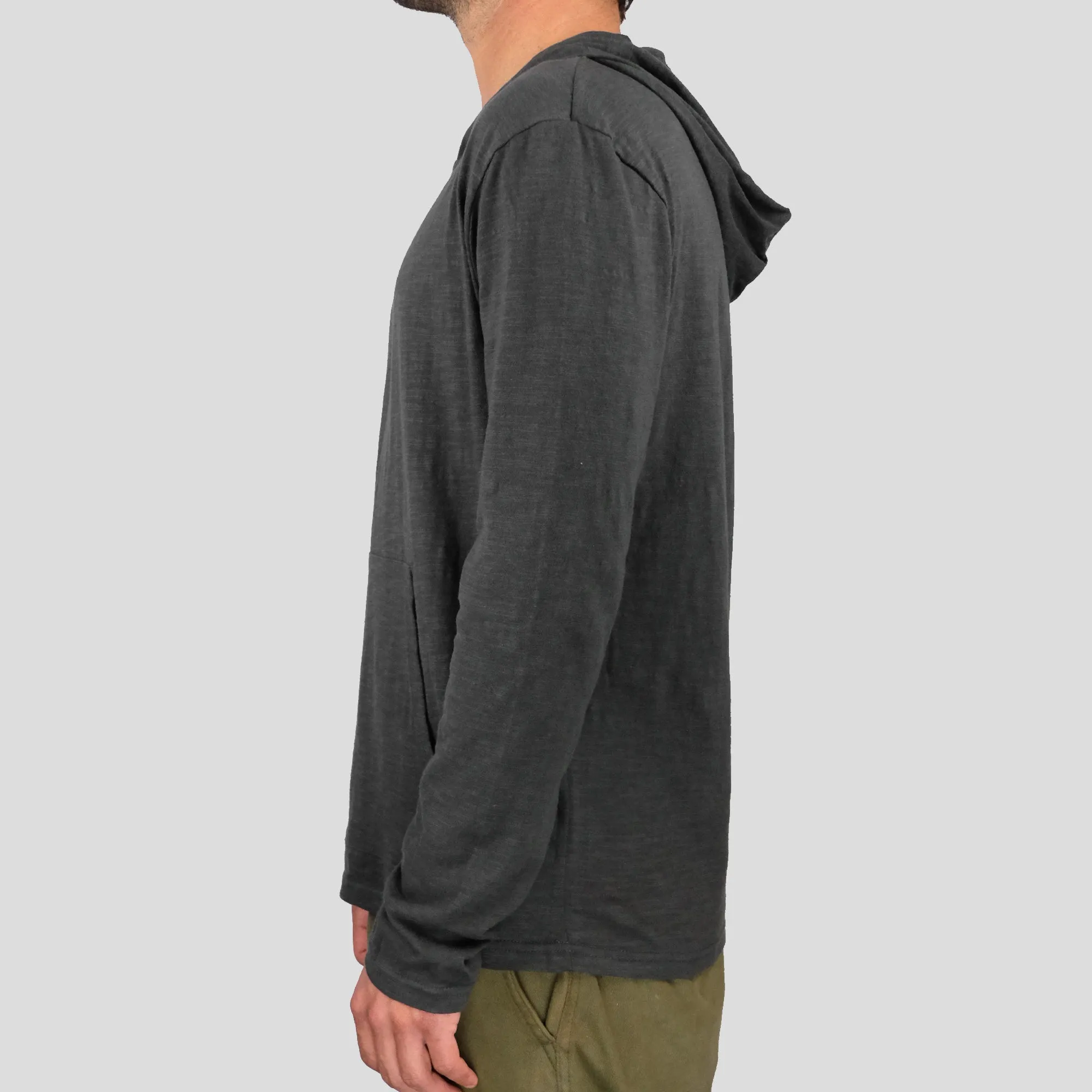 Long Sleeve Hoodie - Gray