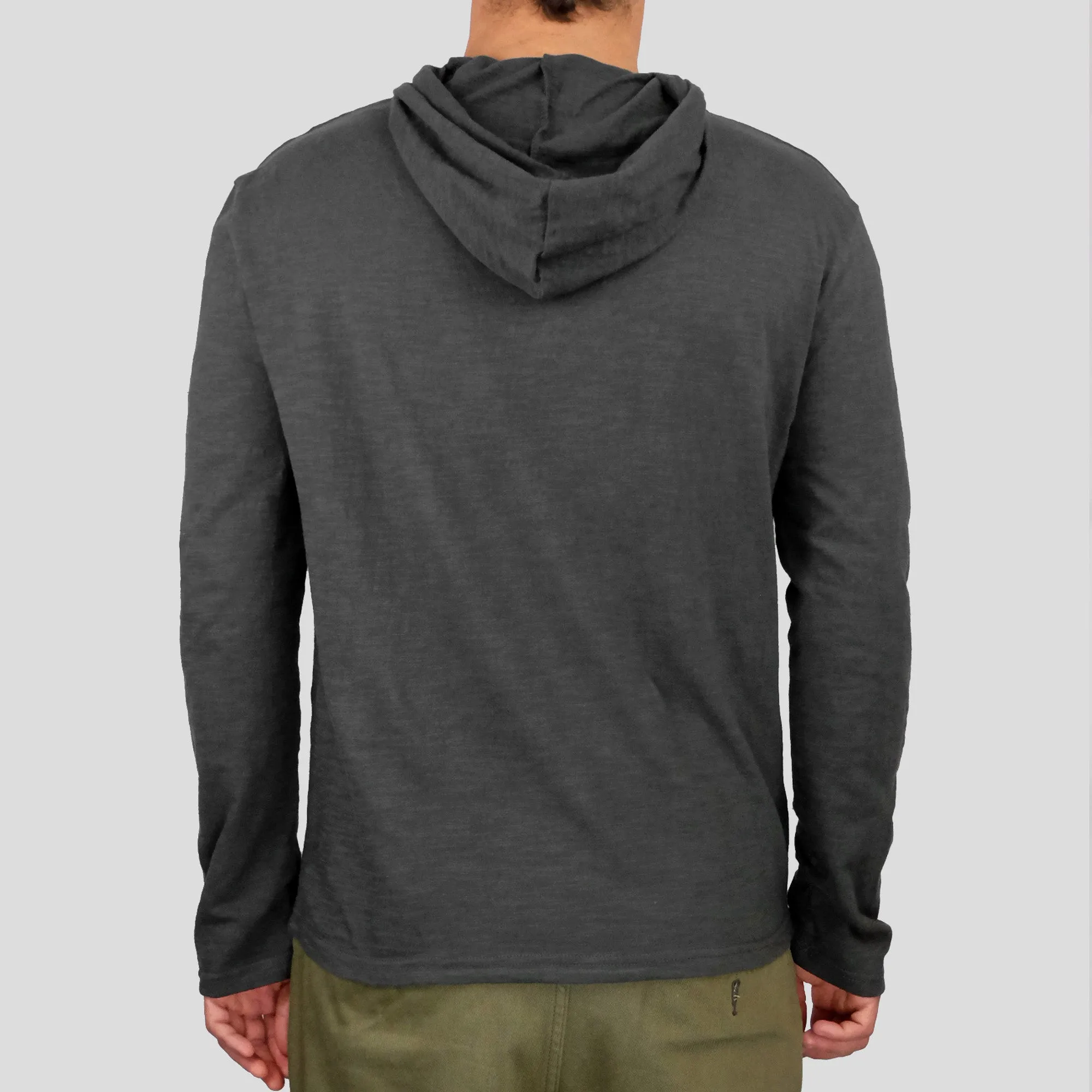 Long Sleeve Hoodie - Gray