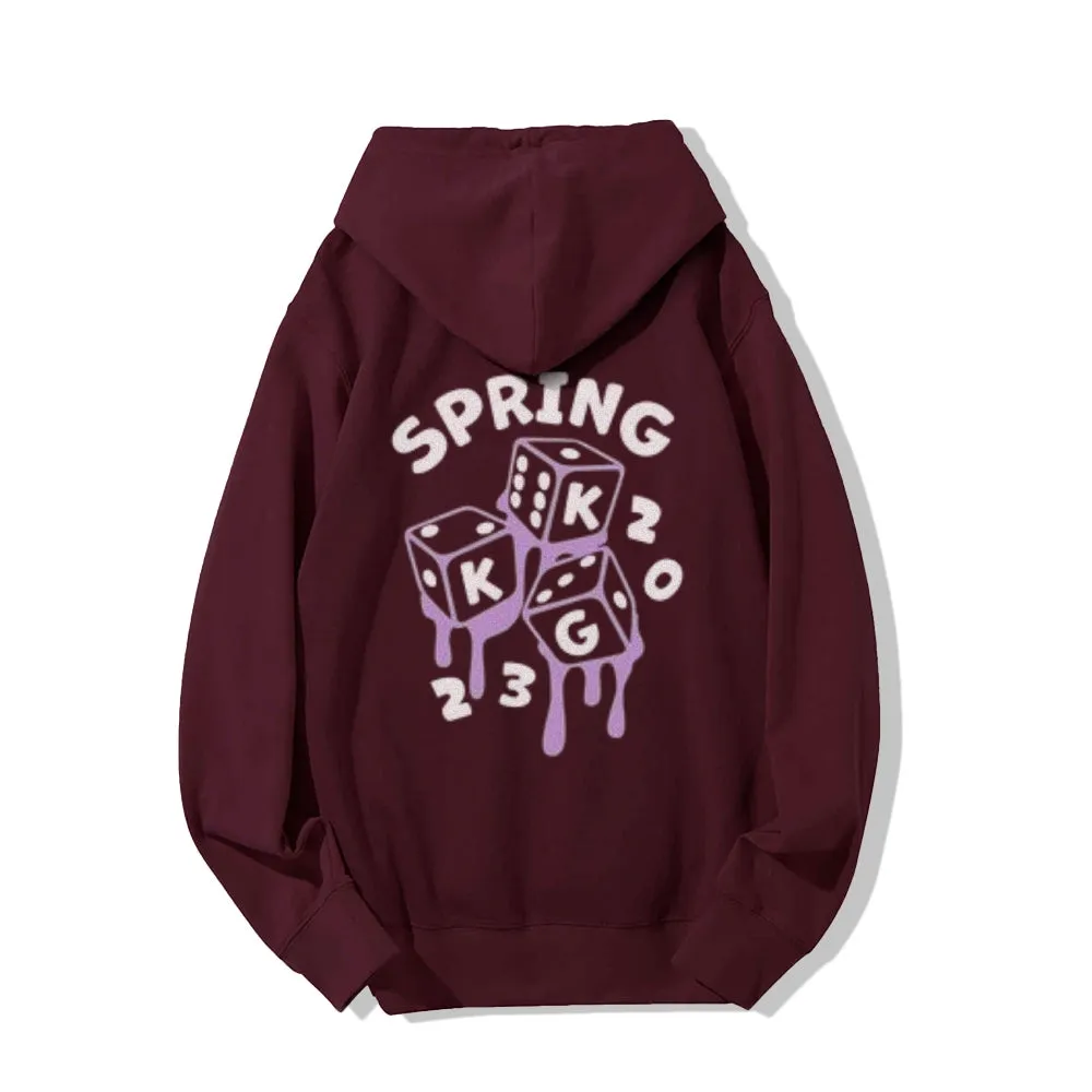 Mens Spring Game Graphic Hoodies