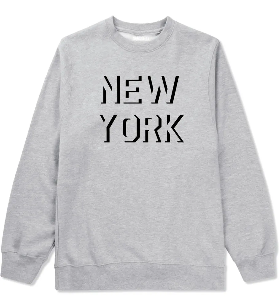 New York Shadow Logo Crewneck Sweatshirt