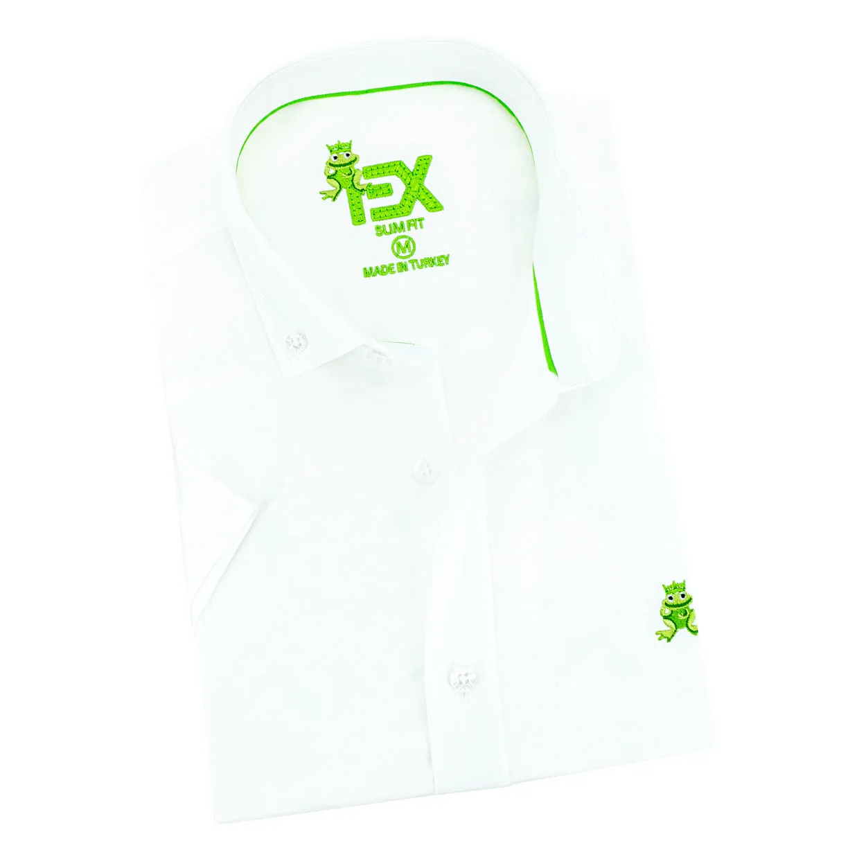 Oxford FROG Short Sleeve Button Down Shirt