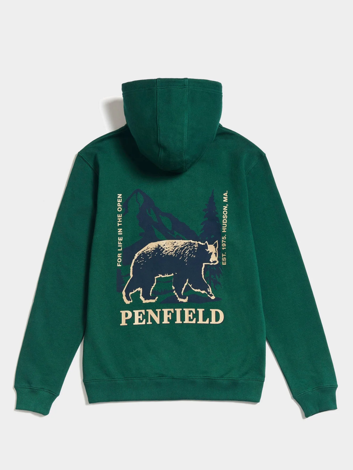 Penfield Mens Black Bear Hoodie June Bug