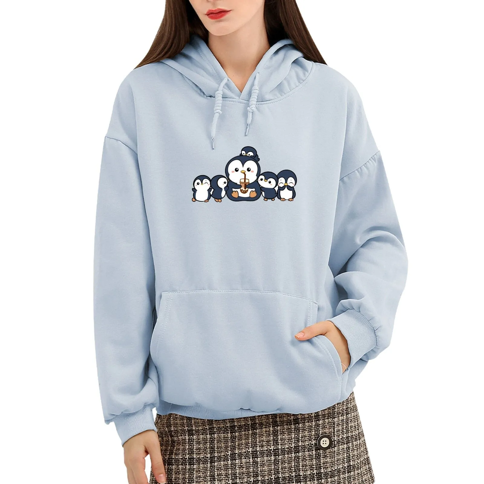 Penguins and Friends Soft Hoodie