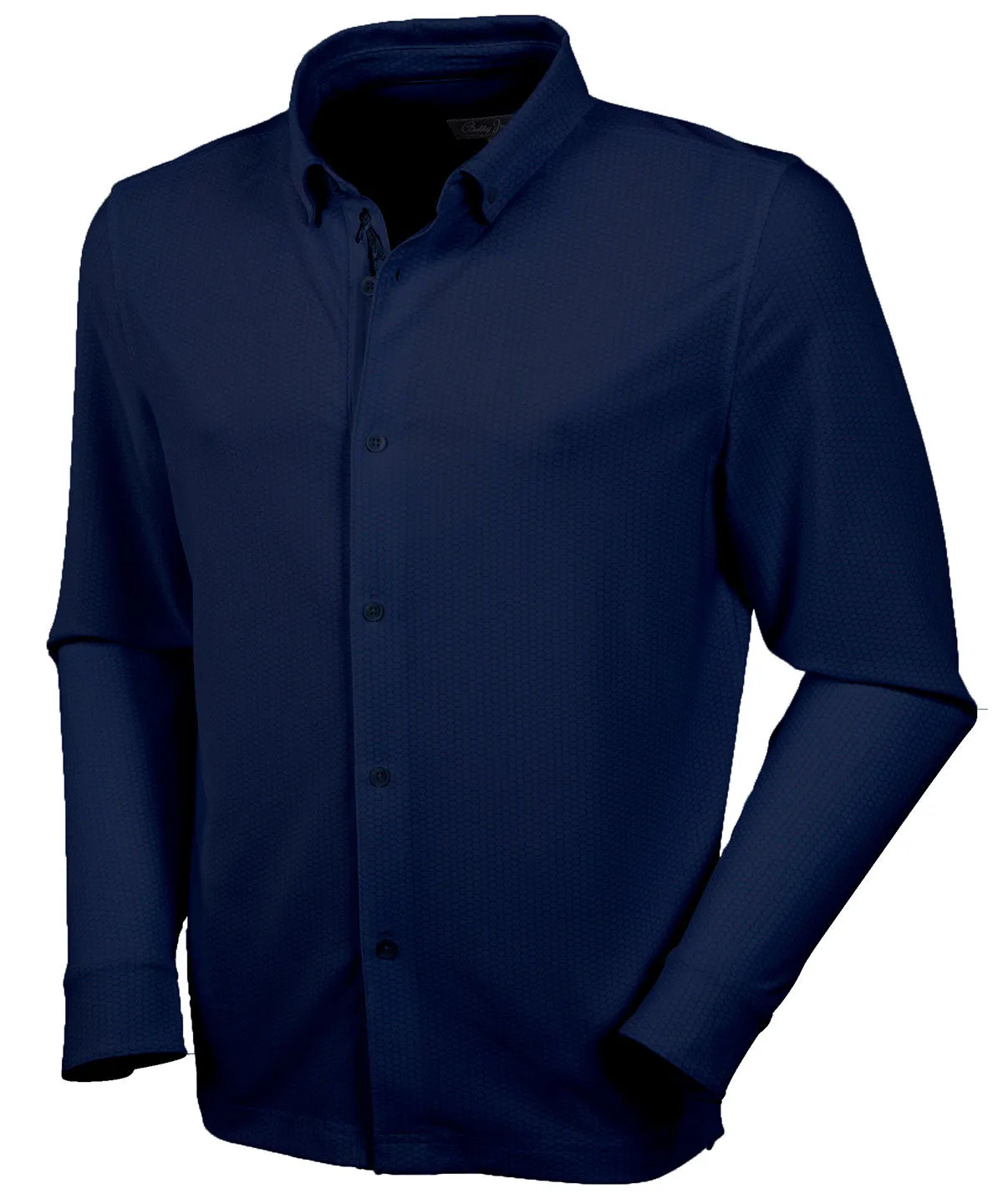 Performance Jersey Balata Button-Down Long-Sleeve Sport Shirt