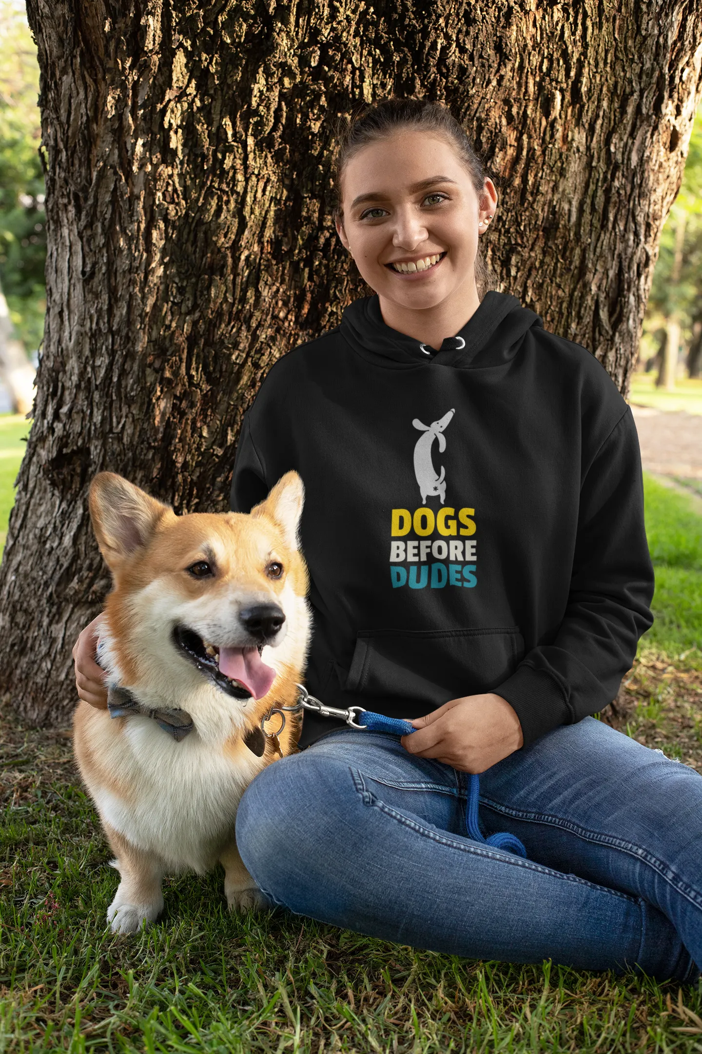 "DOGS BEFORE DUDES "- WINTER HOODIES