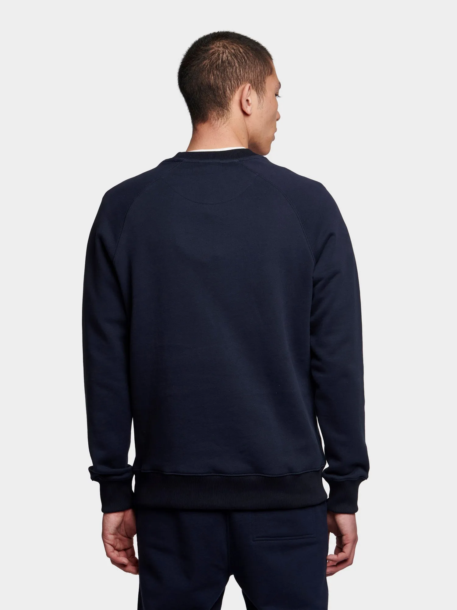 Relaxed Fit Original Logo Sweatshirt in Navy Blue